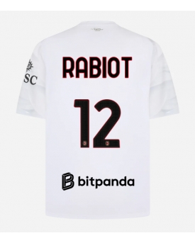 AC Milan Adrien Rabiot #12 Maglia Gara Trasferta Repliche 2026-27 Maniche Corte AC Milan Adrien Rabiot #12 Maglia Gara Trasferta Repliche 2026-27 Maniche Corte